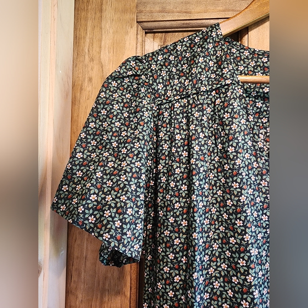 Christy Dawn 100% Regenerative Cotton Night Strawberry Maxi Dress - Picture 5 of 11